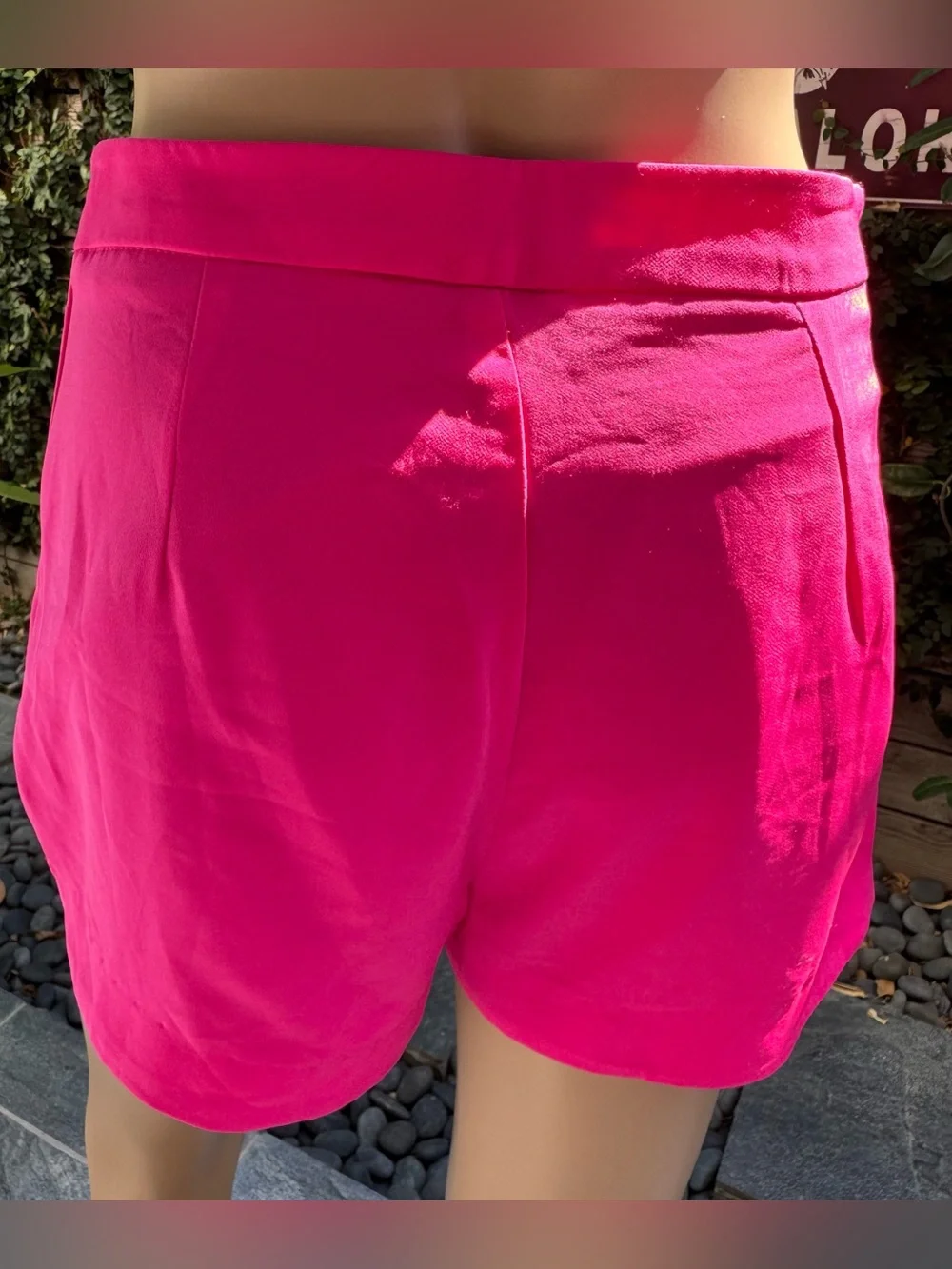 Lush Vibrant Hot Pink Shorts